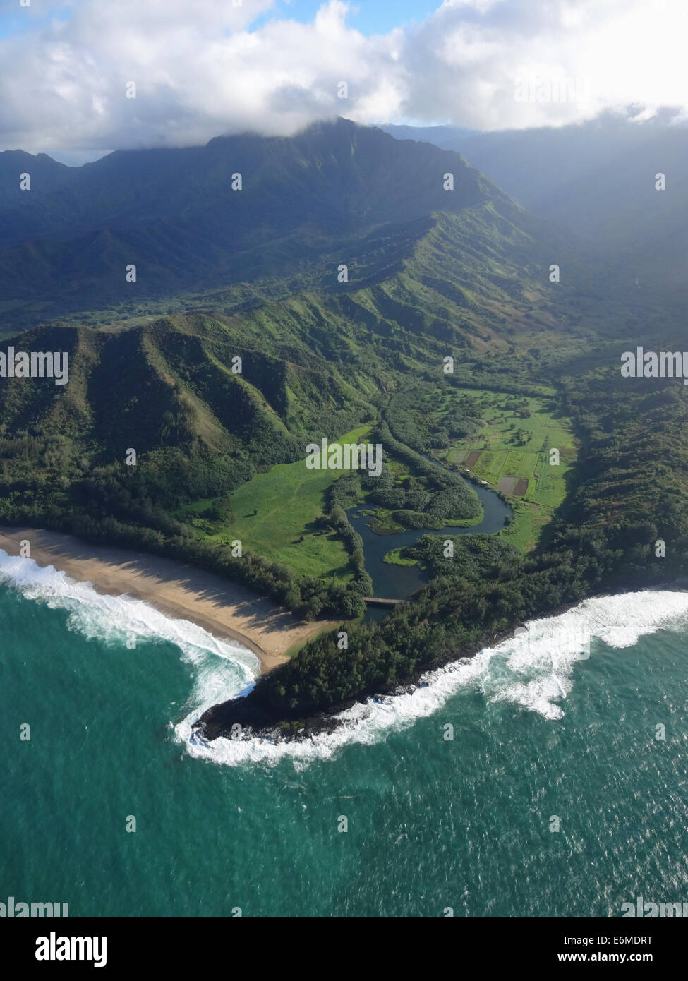 Costa di Kauai Foto Stock