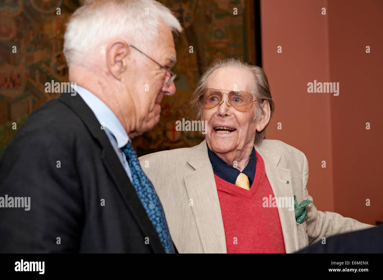 Peter O'Toole a Richard Ingrams settantesimo compleanno Oldie pranzo letterario 21/08/2012 Foto Stock