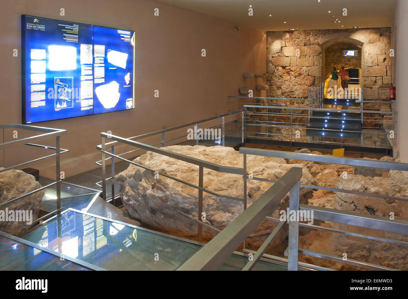 Sito archeologico di "La Casa del Obispo' - a partire dal VIII secolo A.C. al XVII secolo , Cadice, regione dell'Andalusia, Spagna, Europa Foto Stock