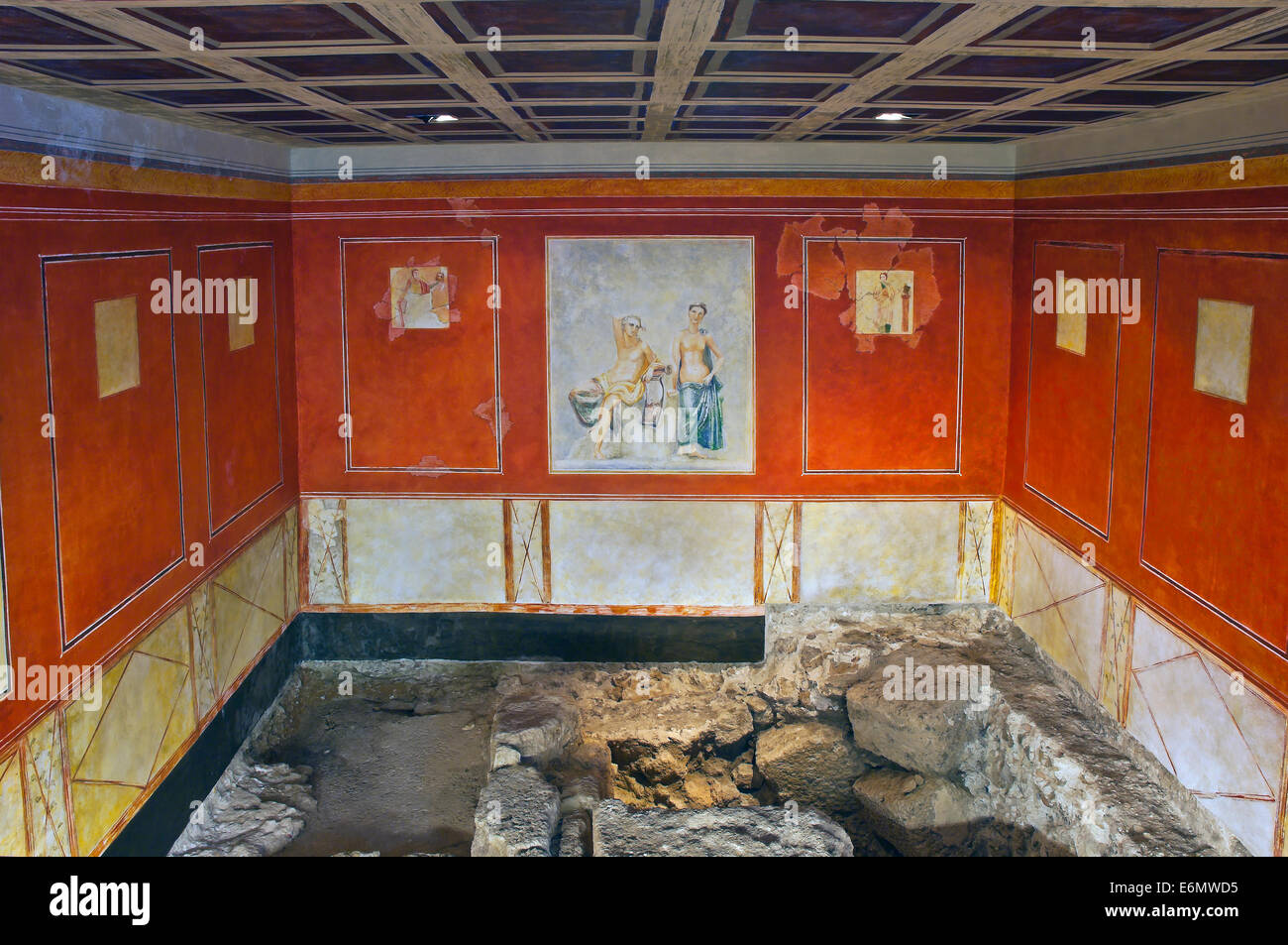 Sito archeologico di "La Casa del Obispo' - a partire dal VIII secolo A.C. al XVII secolo , Cadice, regione dell'Andalusia, Spagna, Europa Foto Stock