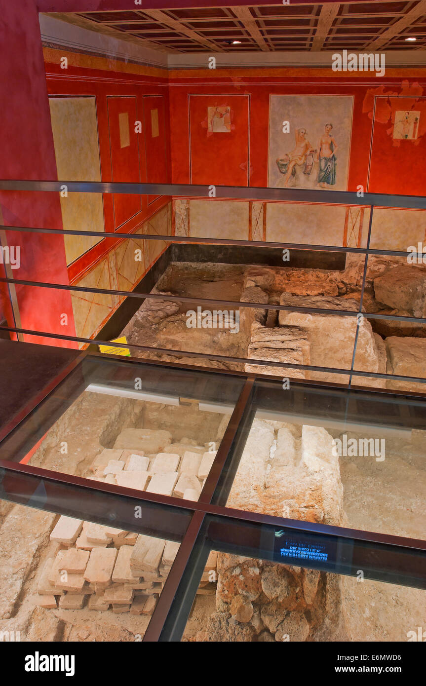 Sito archeologico di "La Casa del Obispo' - a partire dal VIII secolo A.C. al XVII secolo , Cadice, regione dell'Andalusia, Spagna, Europa Foto Stock