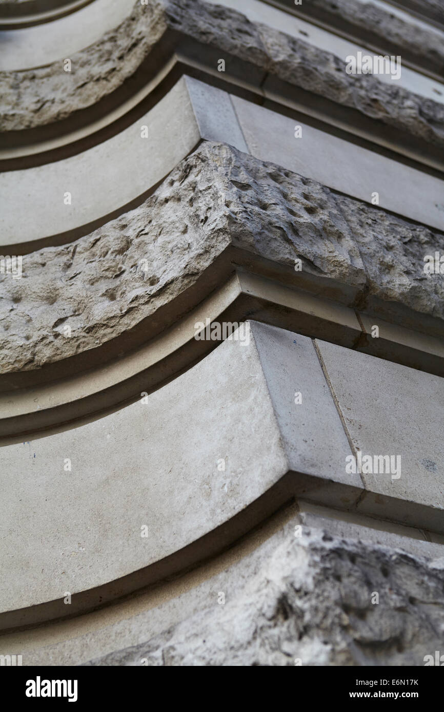 Texture di Londra, tipica pietra grigia. Foto Stock