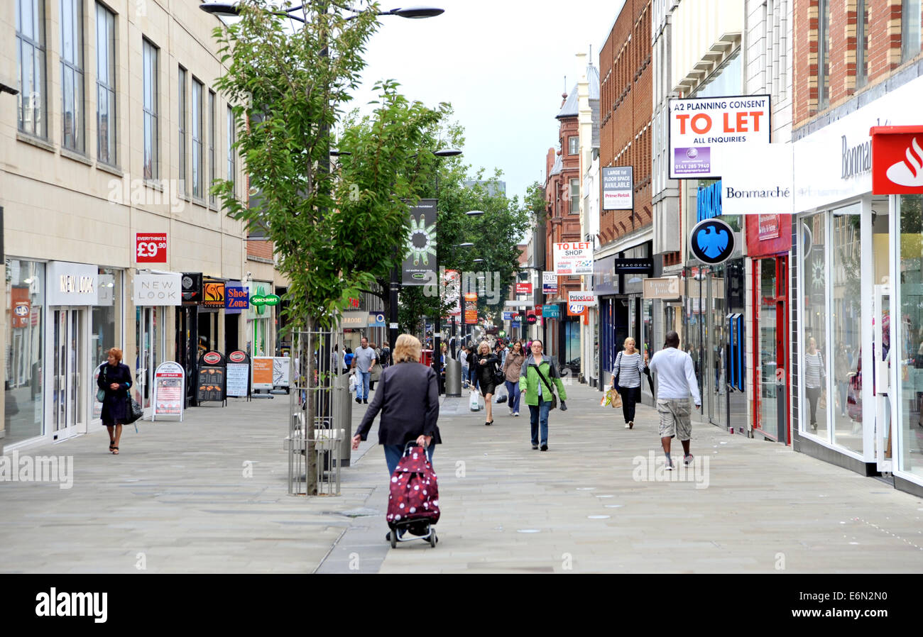 Swindon WILTSHIRE REGNO UNITO - il principale centro città di Swindon shopping Foto Stock