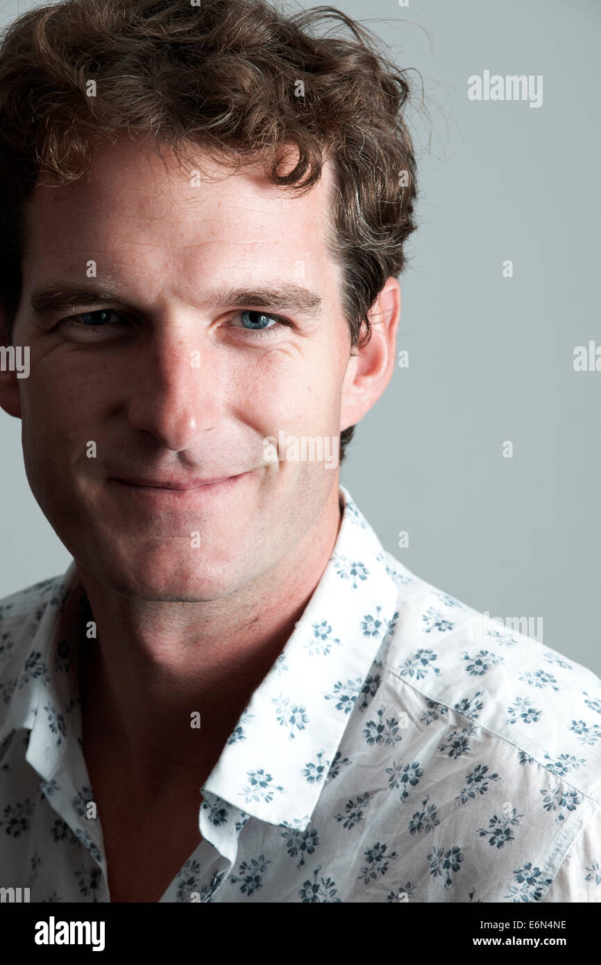 Dan Snow, ritratto al Soho Festival letterario, 2013 Foto Stock