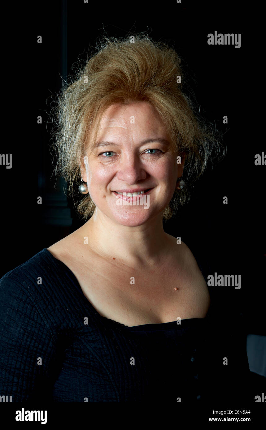 Lucy Lethbridge al oldie pranzo letterario 01/10/13 Foto Stock