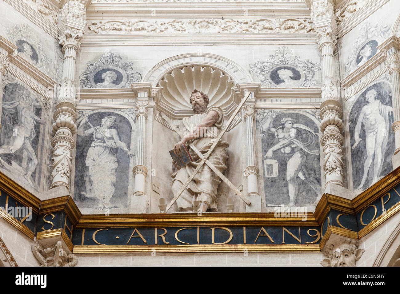 Santa Maria de la huerta cattedrale. Tarazona. Saragozza. Aragón. Spagna. Europa Foto Stock