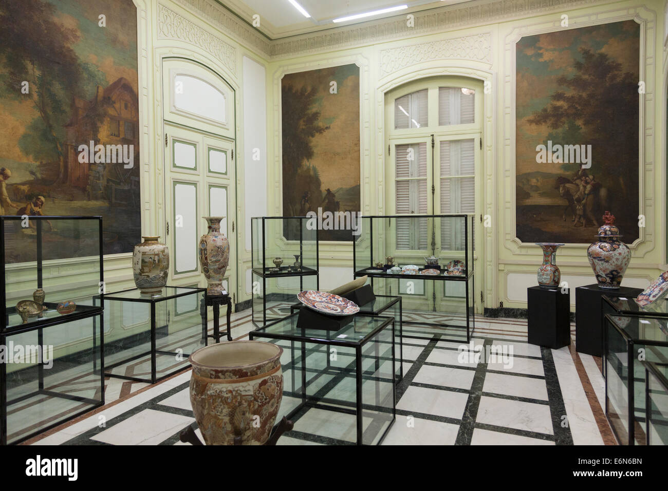 Camera giapponese, il Museo di Arti Decorative, Havana, Cuba Foto Stock