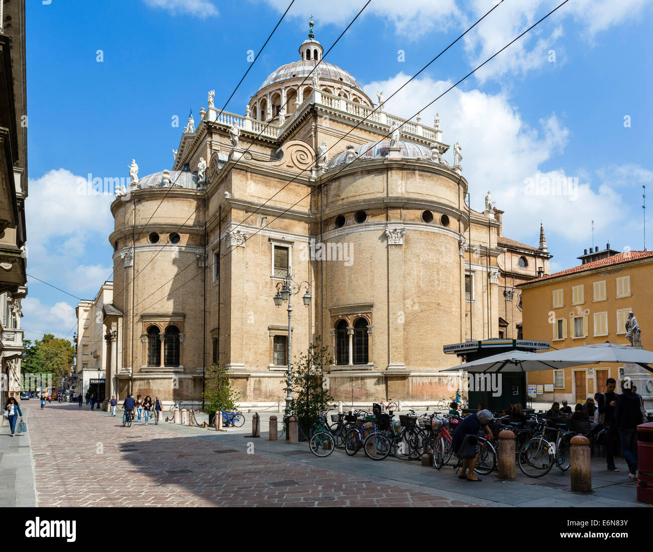La Basilica di Santa Maria della Steccata, Parma, Emilia Romagna, Italia Foto Stock