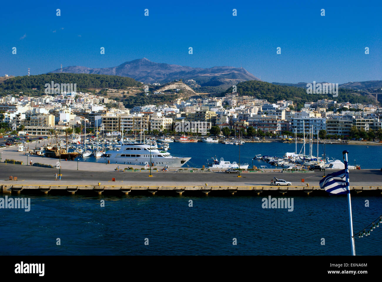 Tradizionali della città di Rethymno a Creta, Grecia Foto Stock