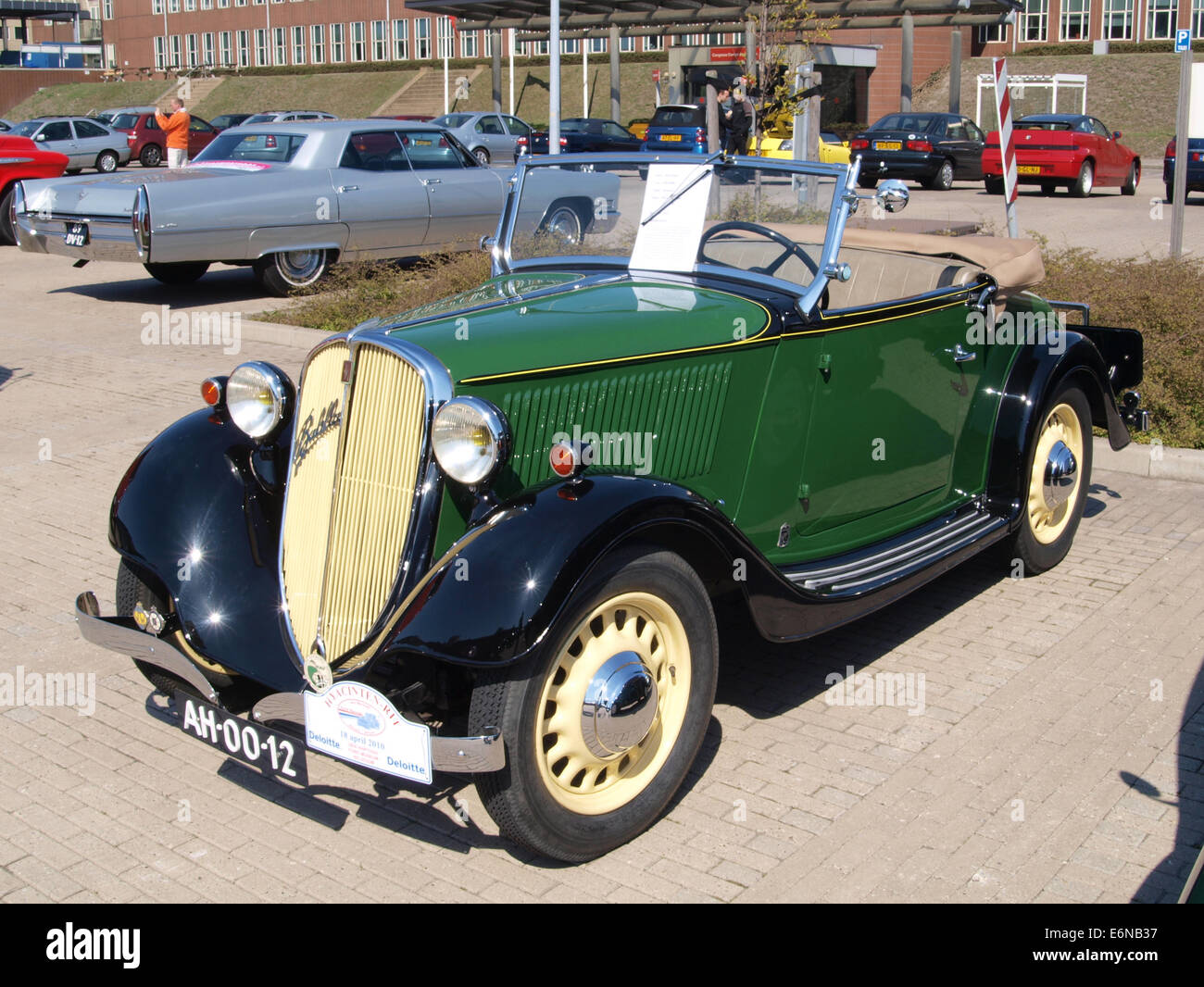 1934 Fiat-France 508 Balilla, olandese registrazione licecence AH-00-12, pic4 Foto Stock