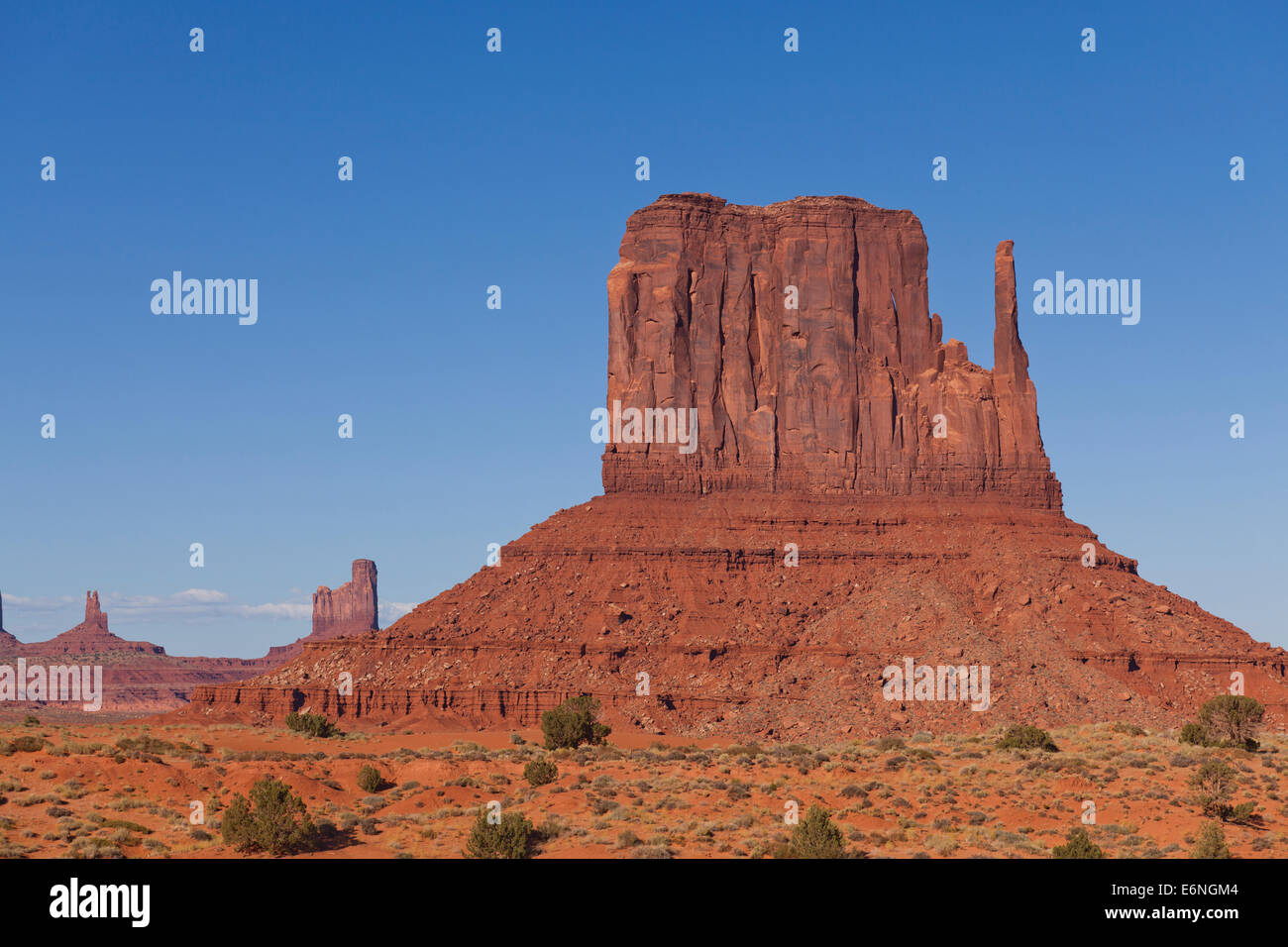 Il Monument Valley rock formazione - USA Utah Foto Stock