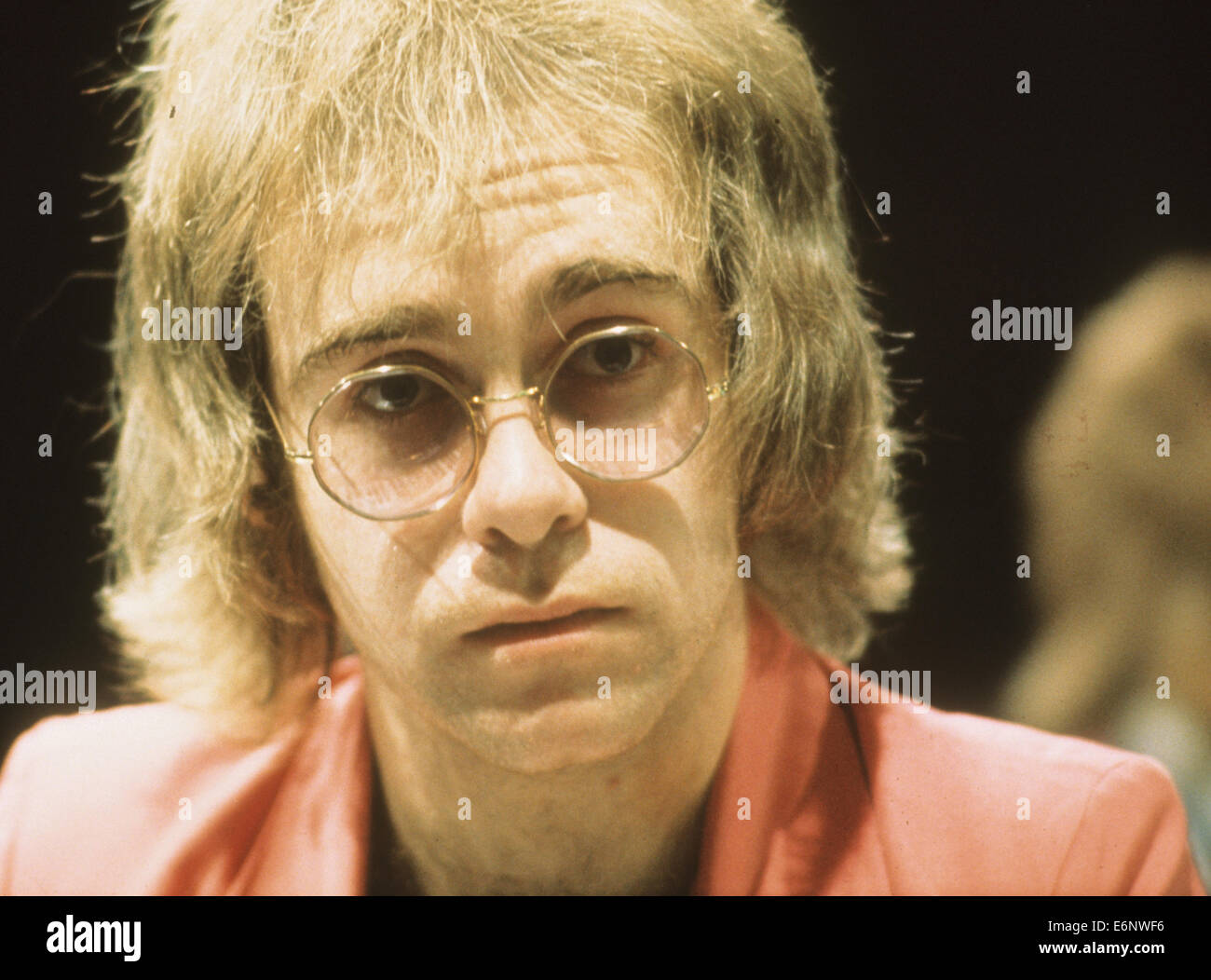 ELTON JOHN UK musicista rock circa 1973. Foto van Houten Foto Stock