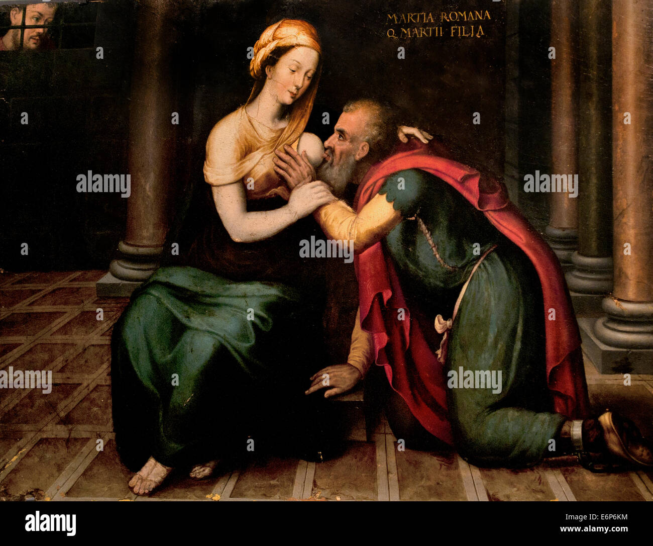 Cimon e Pero Carità romana di Simon de Mailhy ( Simon de Chalons ) 1506-1568 Francia - Francese Foto Stock