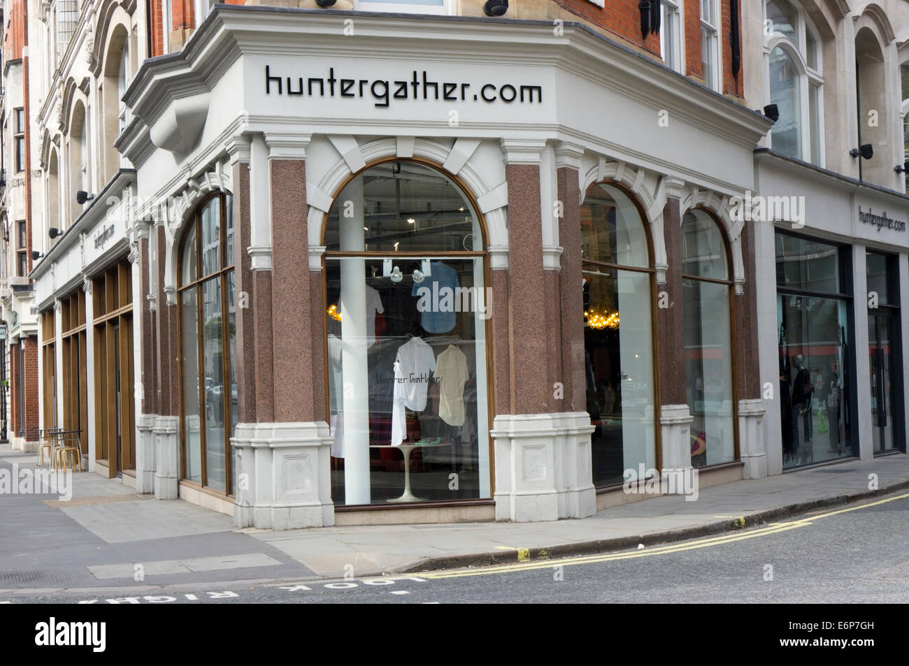 Il HunterGather shop in Wigmore Street, Londra. Foto Stock