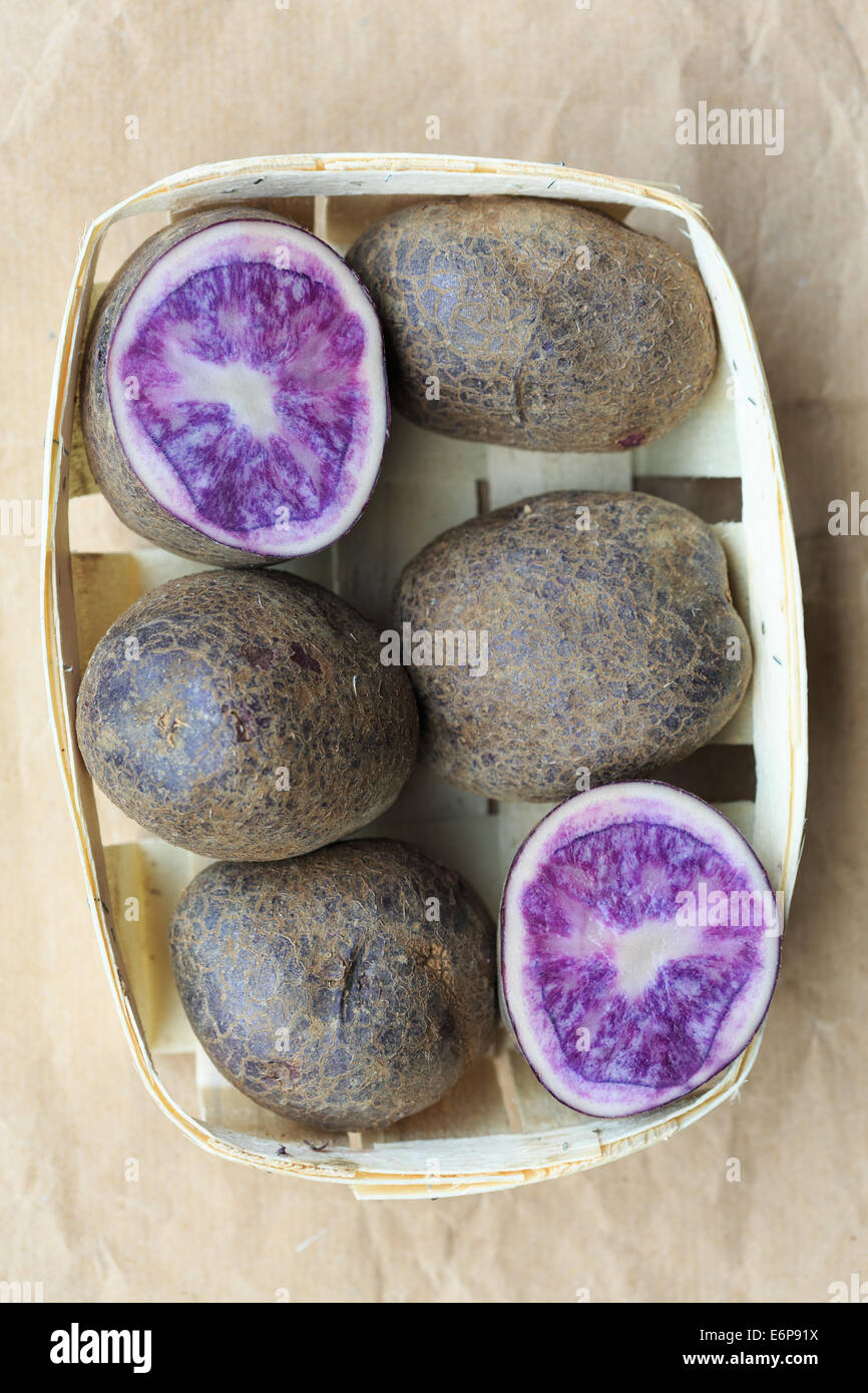 Patate viola Foto Stock