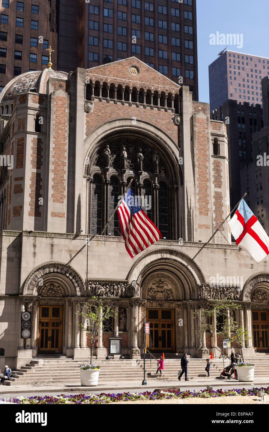 San Bartolomeo è la Chiesa, Park Avenue, New York Foto Stock