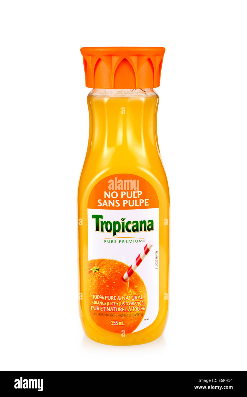 Tropicana succo di arancia Foto Stock