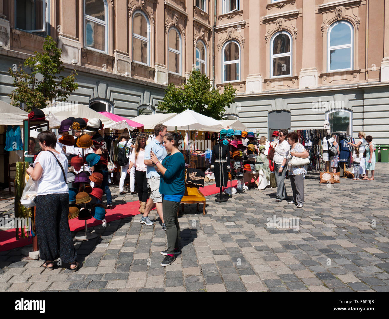 Festival di arti popolari nel Castello di Buda in agosto 2014, Budapest, Ungheria Foto Stock