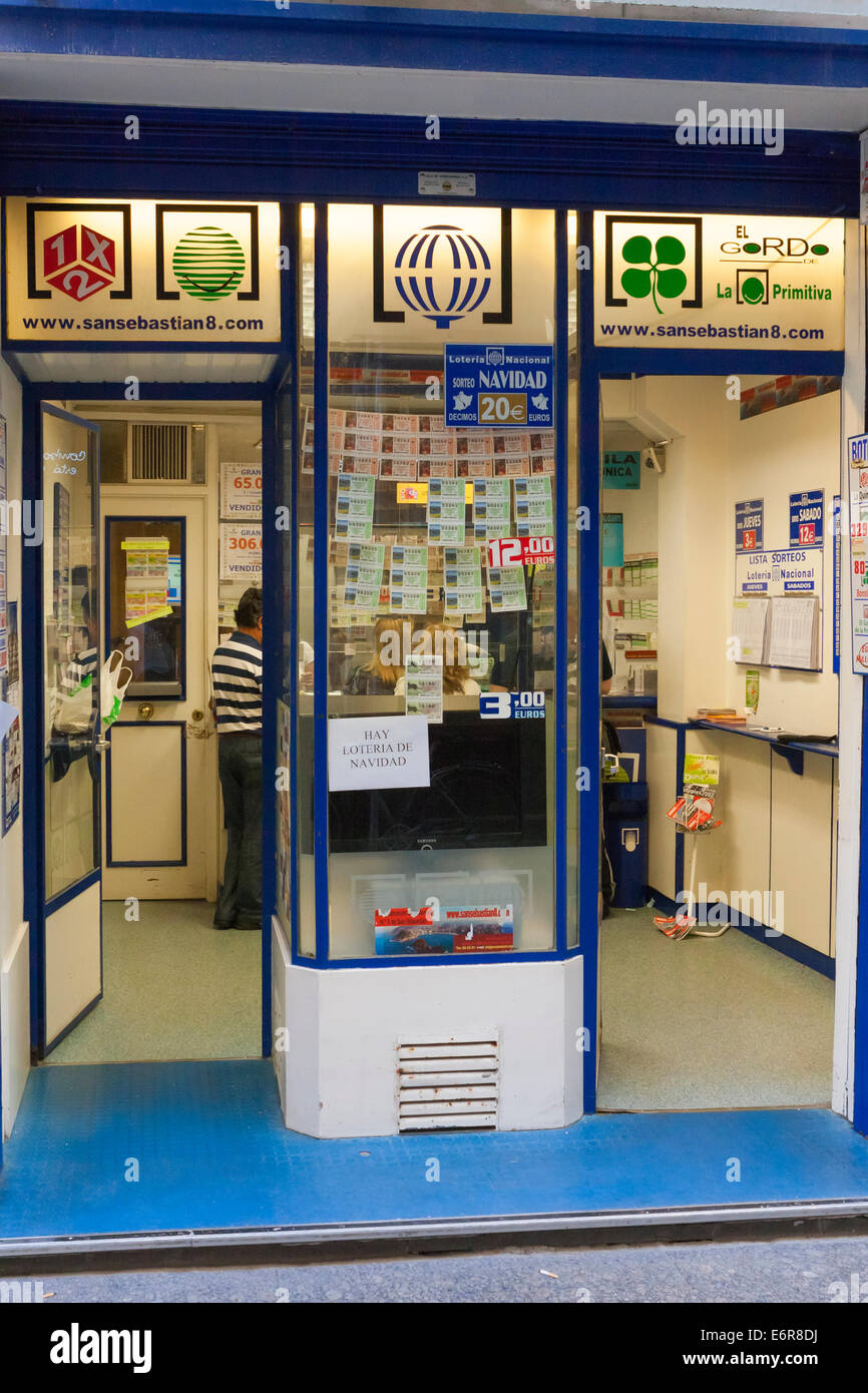 Lotteria Spagnola Office Foto Stock
