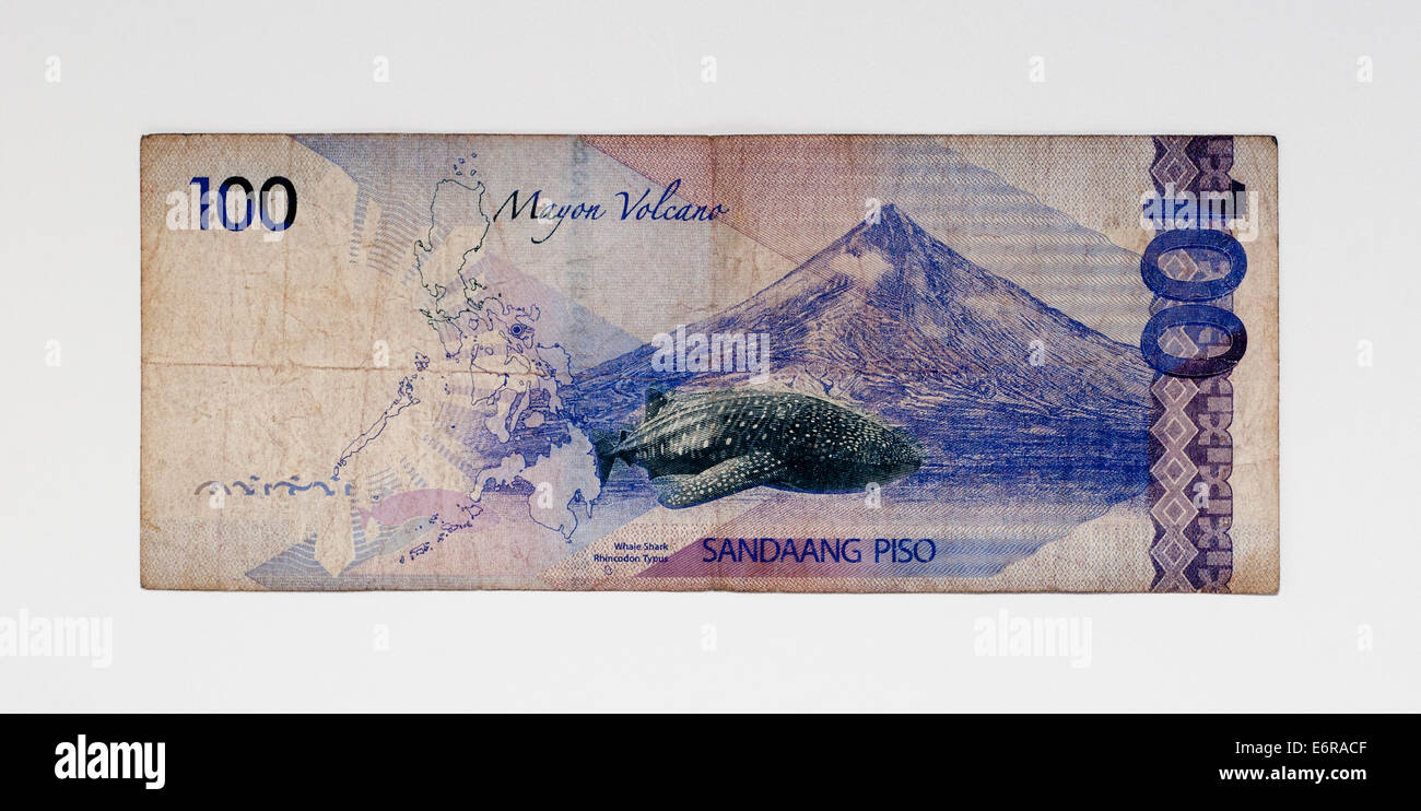 Filippine 100 Cento Piso Bank nota Foto Stock