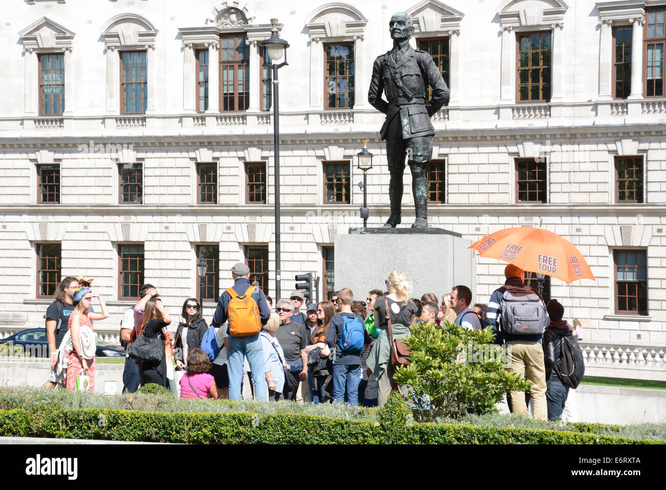 I turisti a Londra, Inghilterra. Foto Stock