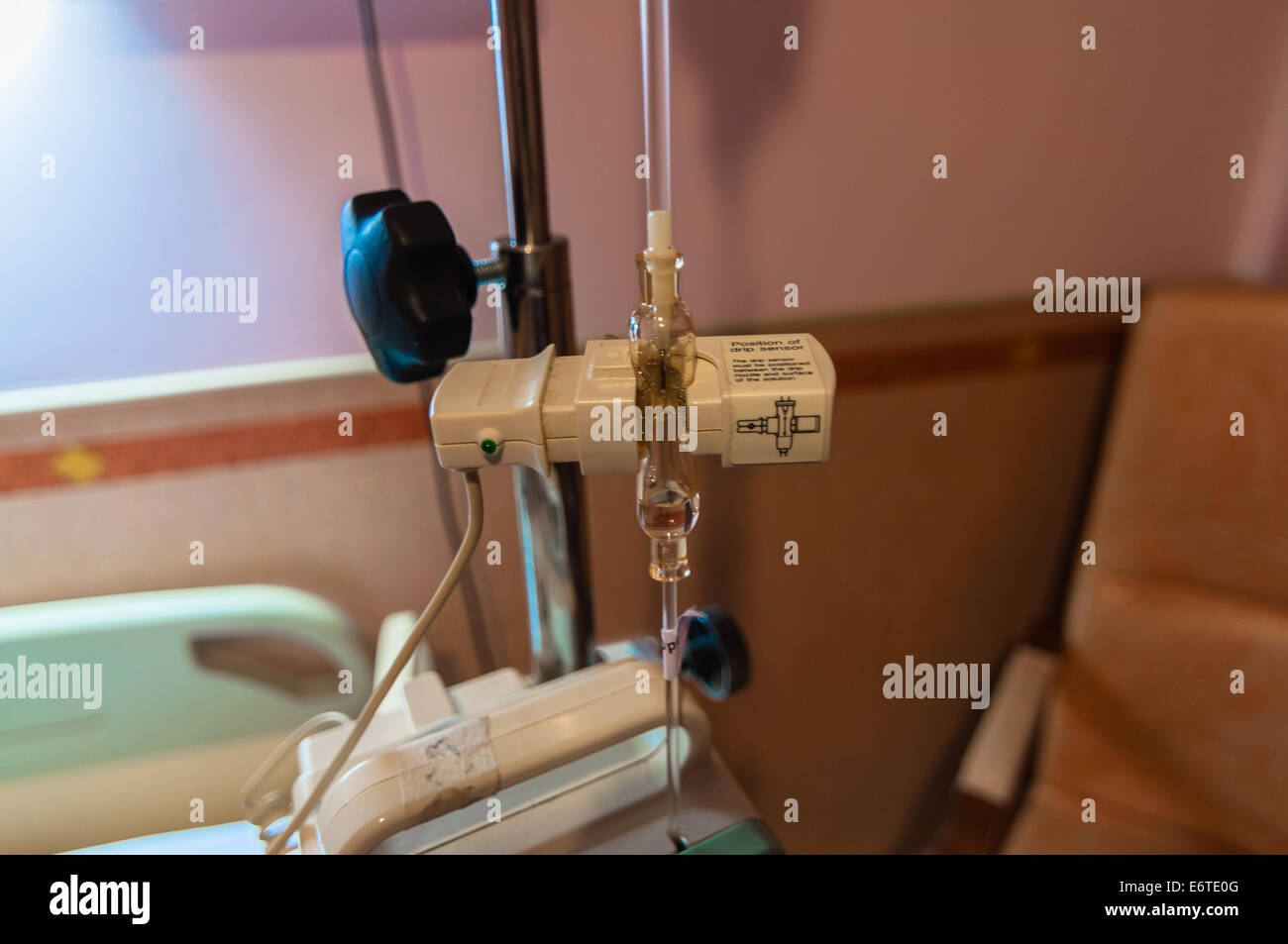 Per infusioni medicali strumento di gocciolamento Foto Stock