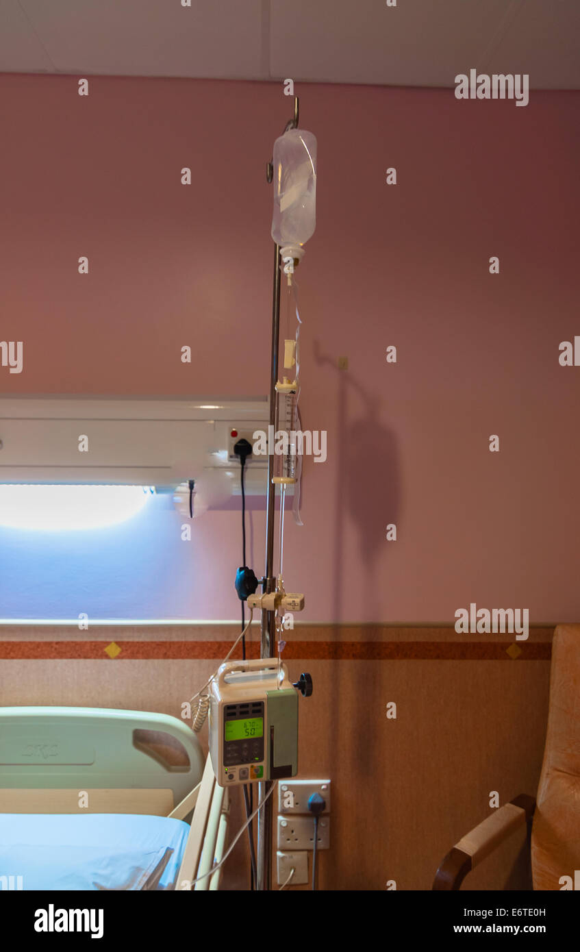 Per infusioni medicali strumento di gocciolamento Foto Stock