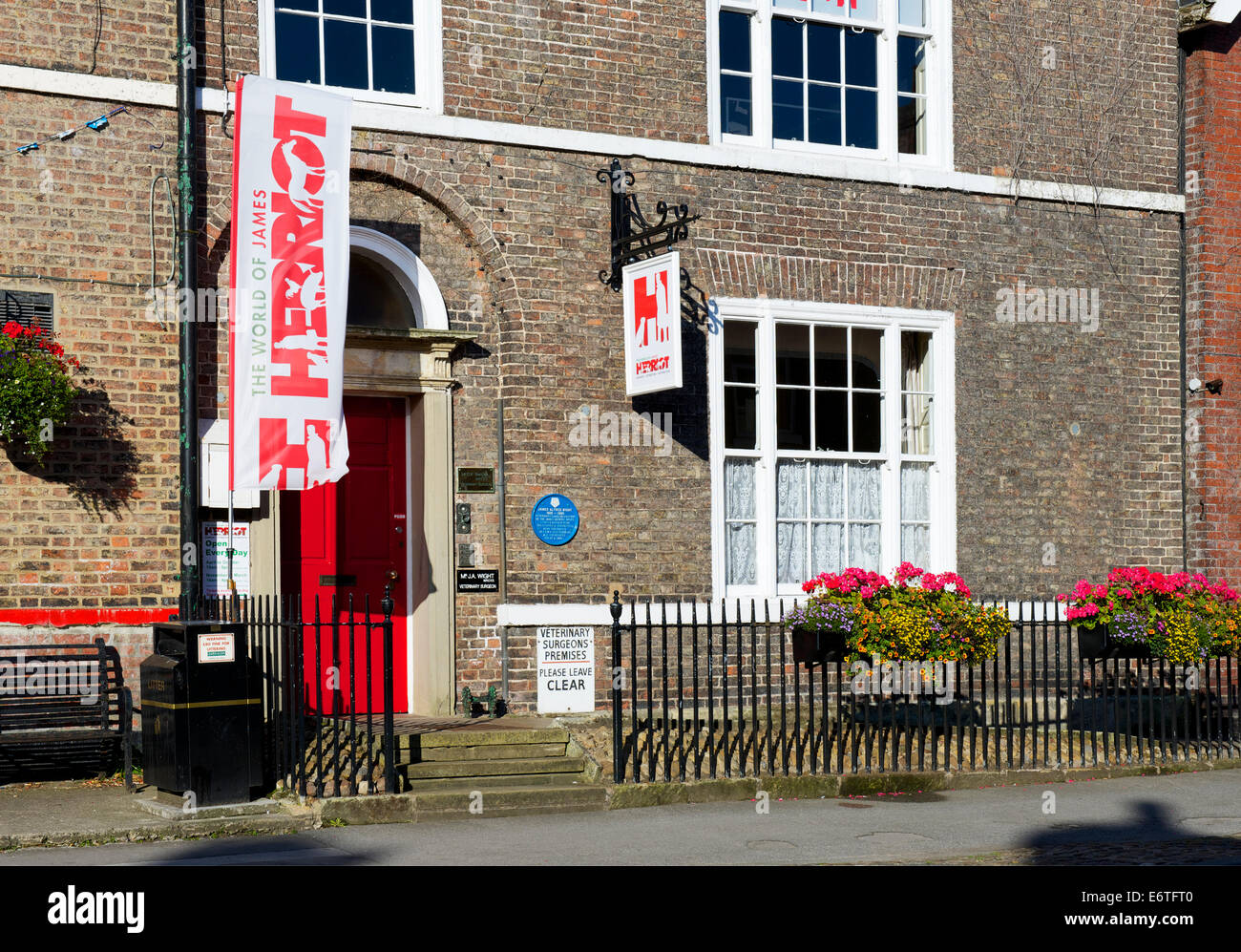 Museo - Il Mondo di James Herriot - su Kirkgate, Thirsk, North Yorkshire, Inghilterra, Regno Unito Foto Stock