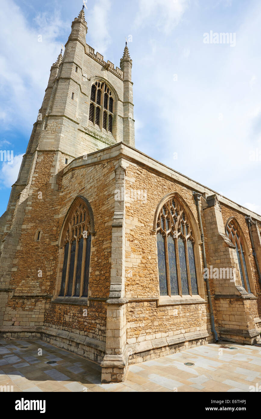 San Giovanni Battista Chiesa Parrocchiale di Peterborough Cambridgeshire Regno Unito Foto Stock