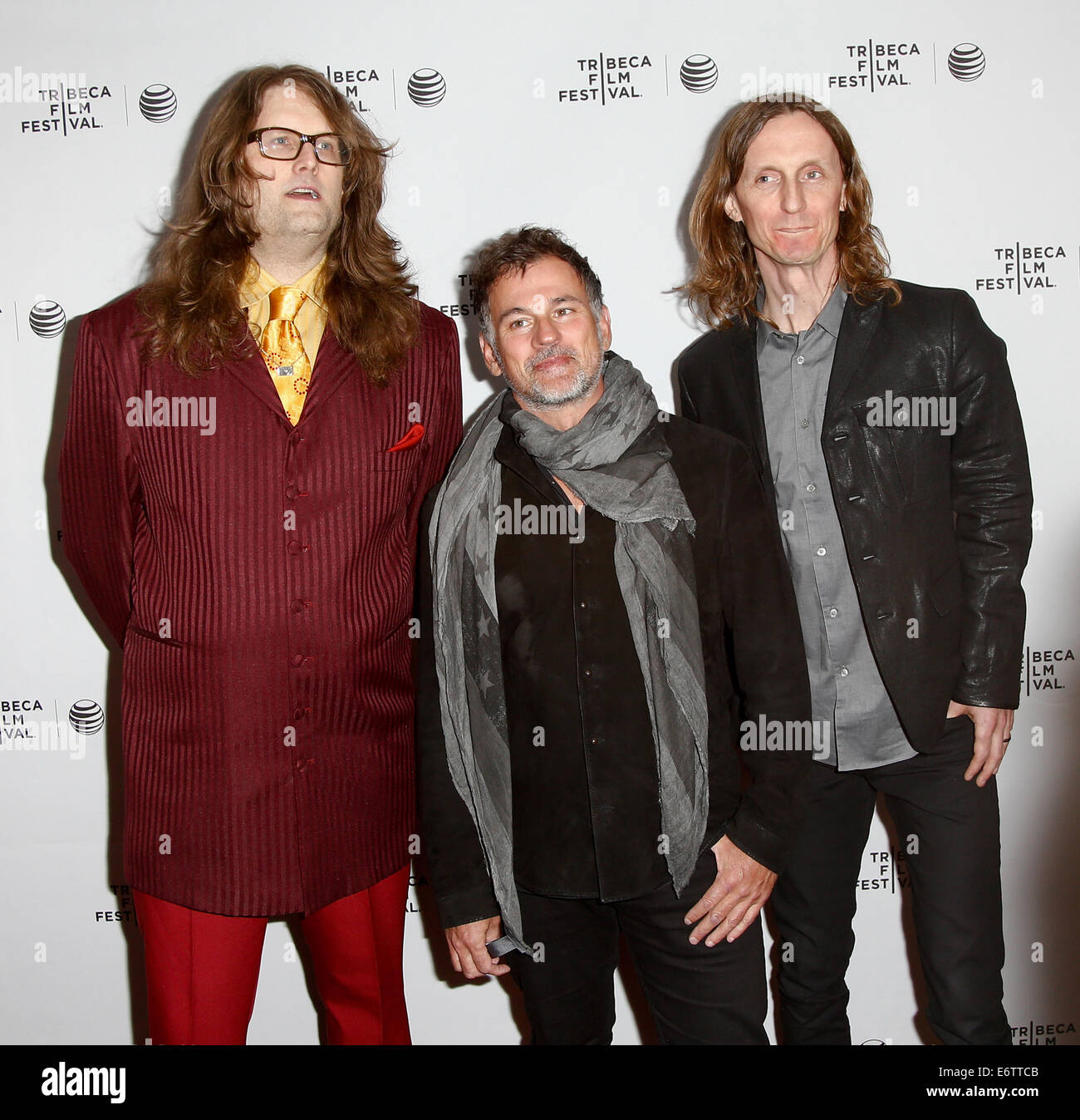 Amministrazione Reginald Harkema, Scot Mcfadyen e Sam Dunn frequentare il "super duper Alice Cooper' premiere al 2014 Tribeca Film Fes Foto Stock