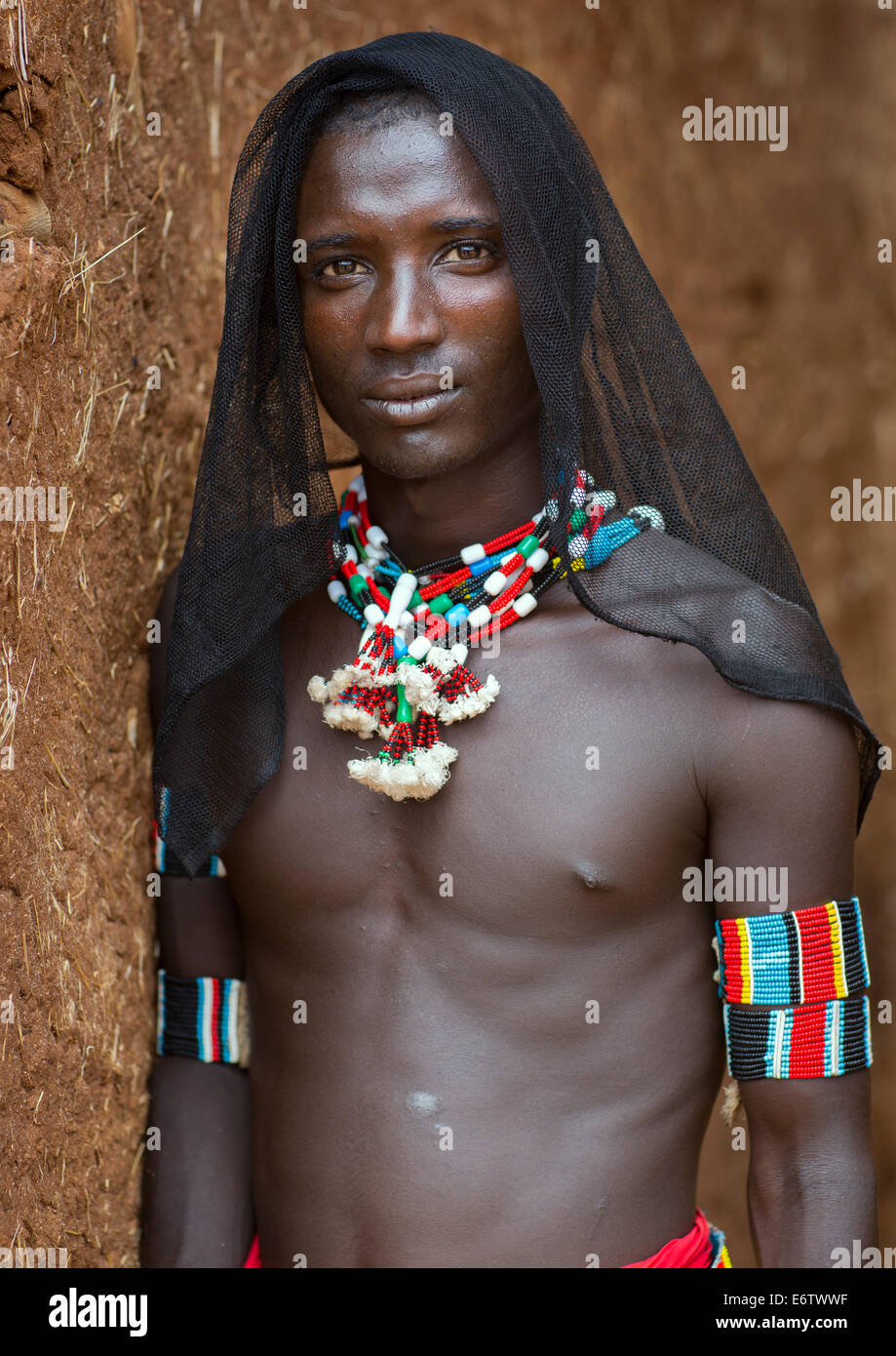 Maze Hamer tribù Whipper, Key Afer, Valle dell'Omo, Etiopia Foto Stock