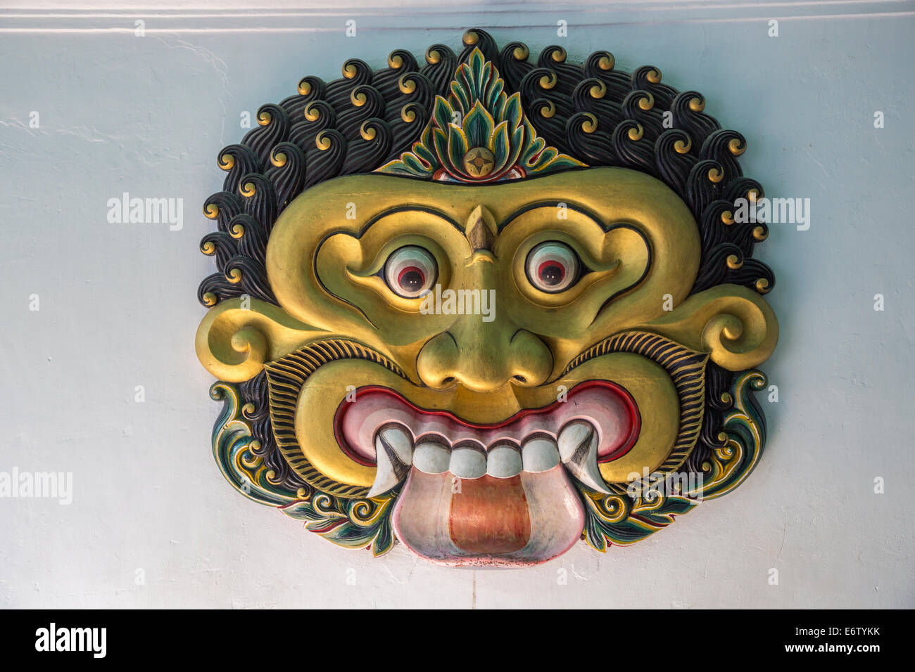 Yogyakarta, Java, Indonesia. Kala, un Hindu-Buddhist Javanese-Balinese divinità, Dio degli Inferi e simbolo del tempo. Foto Stock Yogyakarta, Java, Indonesia. Kala, un Hindu-Buddhist Javanese-Balinese divinità, Dio degli Inferi e simbolo del tempo. Foto Stock