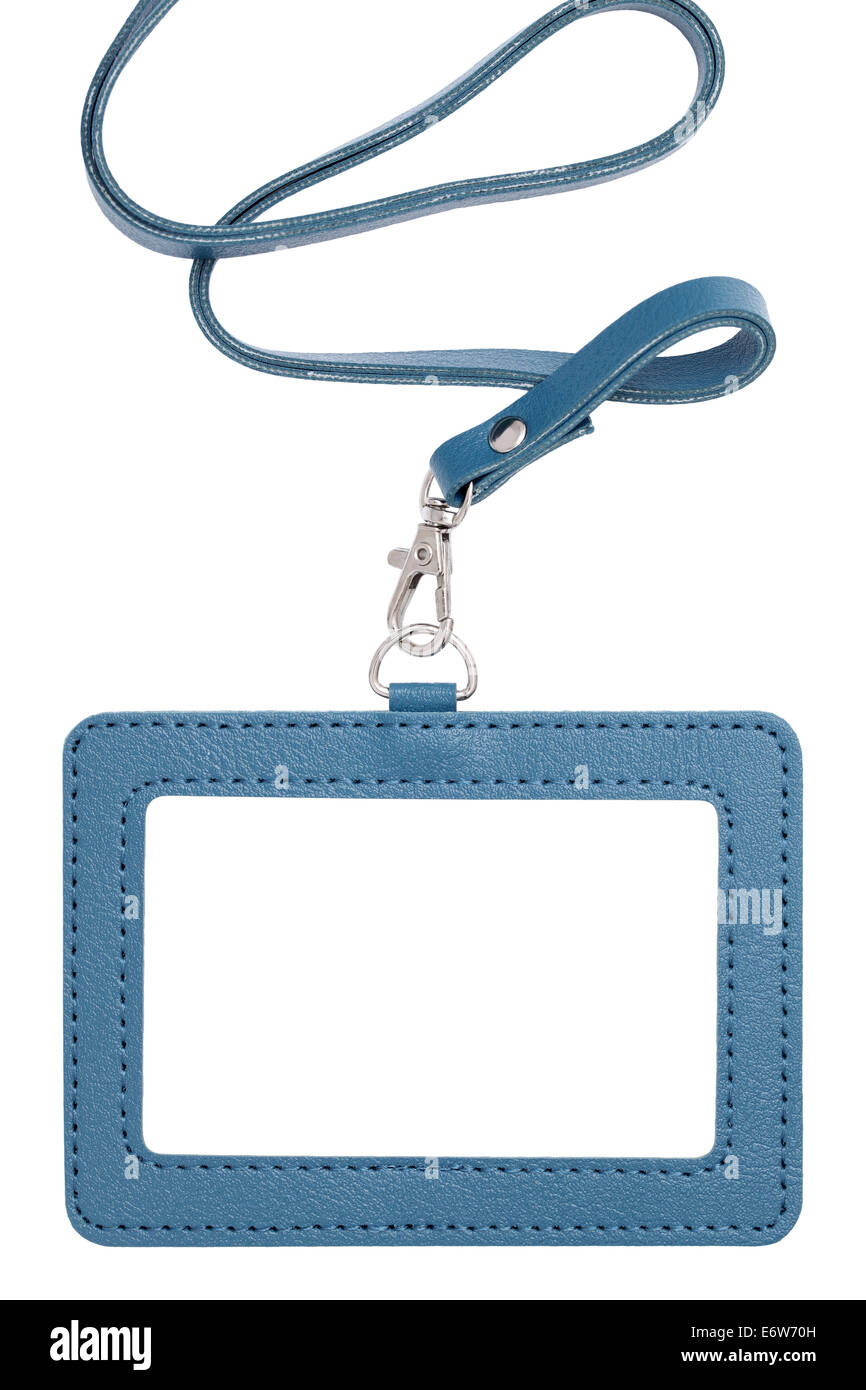 Vuoto badge di sicurezza Foto Stock