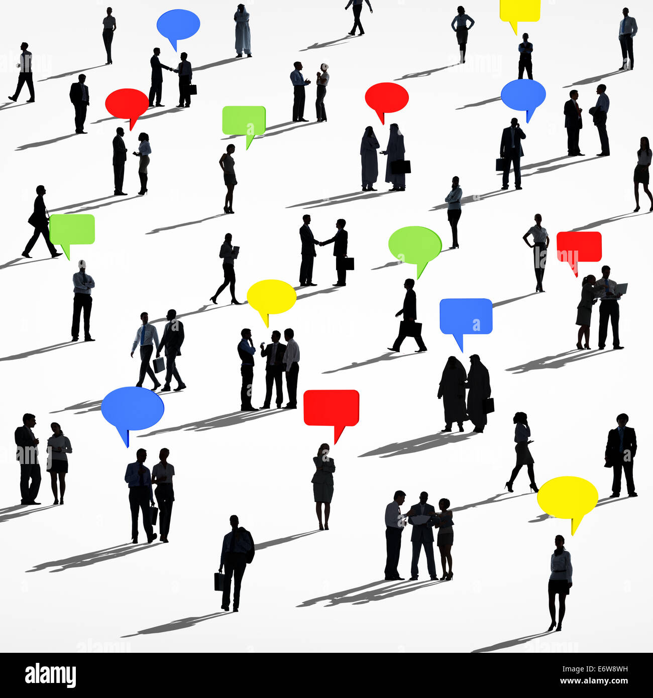 Concetto di comunicazione Foto Stock