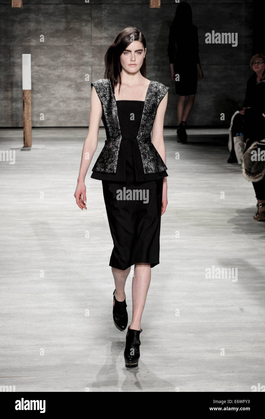 Raccolta Adeam al 2014 la settimana della moda di New York. Dotato di: atmosfera dove: New York New York, Stati Uniti quando: 09 Feb 2014 Foto Stock
