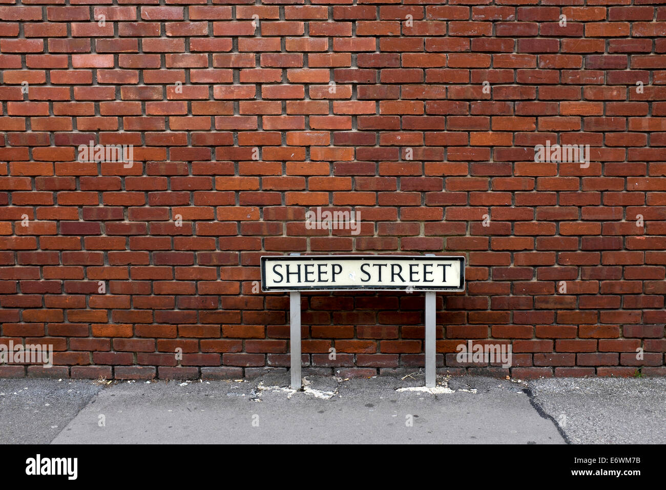Sheep Street Devizes nel Wiltshire Foto Stock