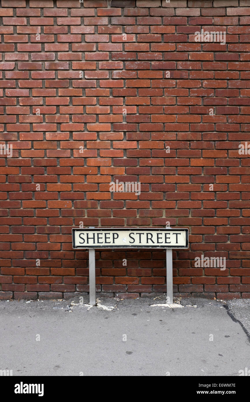 Sheep Street Devizes Foto Stock