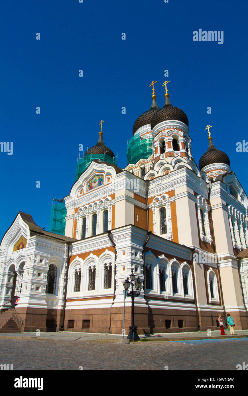 Alexander Nevsky chiesa, Toompea Hill, la città vecchia di Tallinn, Estonia, paesi baltici, Europa Foto Stock