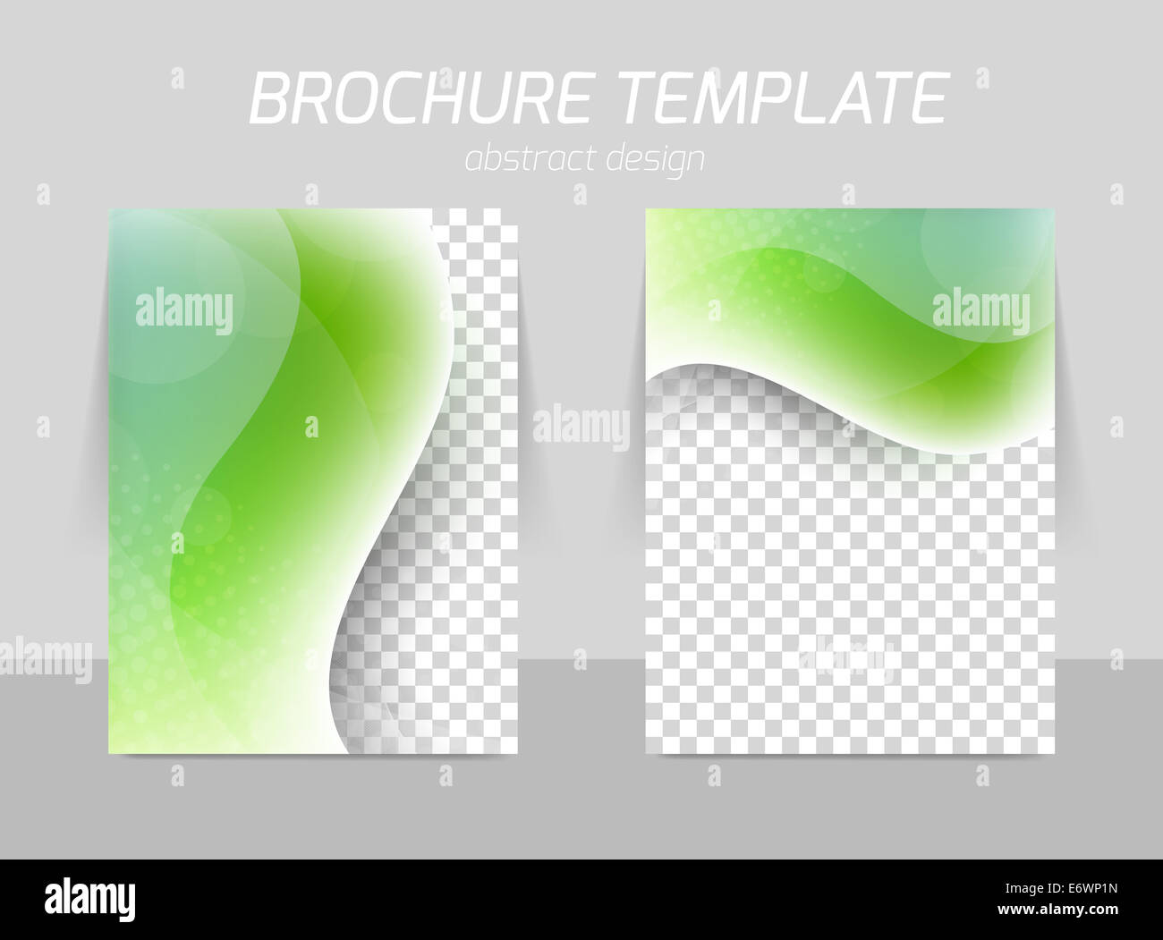 Flyer design modello Foto Stock