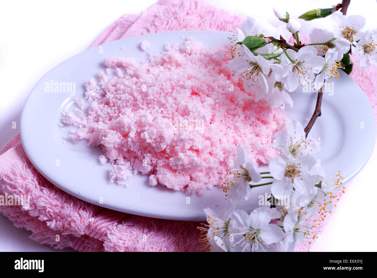 In casa i sali da bagno, la salute e la bellezza. Foto Stock