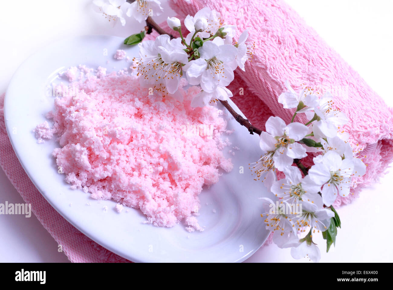 In casa i sali da bagno, la salute e la bellezza. Foto Stock