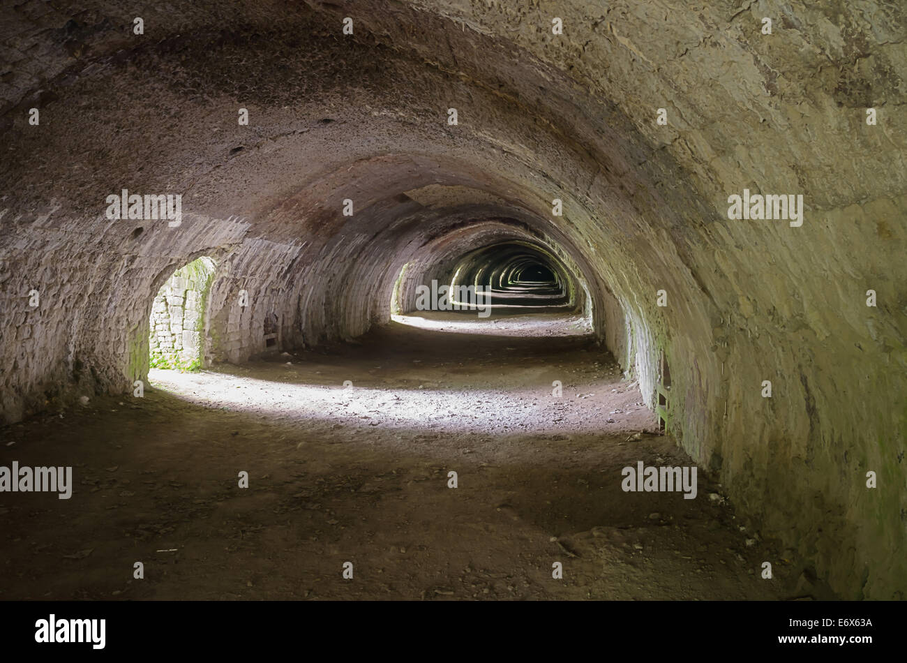 All'interno del forno Hoffman Foto Stock