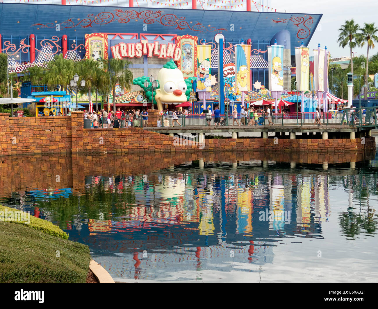 Krustyland attrazione per gli Universal Studios in Orlando Florida Foto Stock