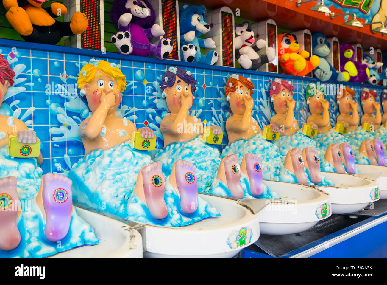 USA, New Jersey, Atlantic City, Midway giochi al parco divertimenti Foto Stock