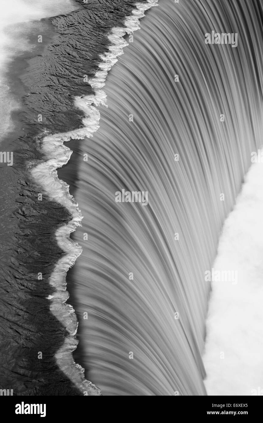 La cicuta Gorge cascata in Newton, nel Massachusetts, STATI UNITI D'AMERICA Foto Stock