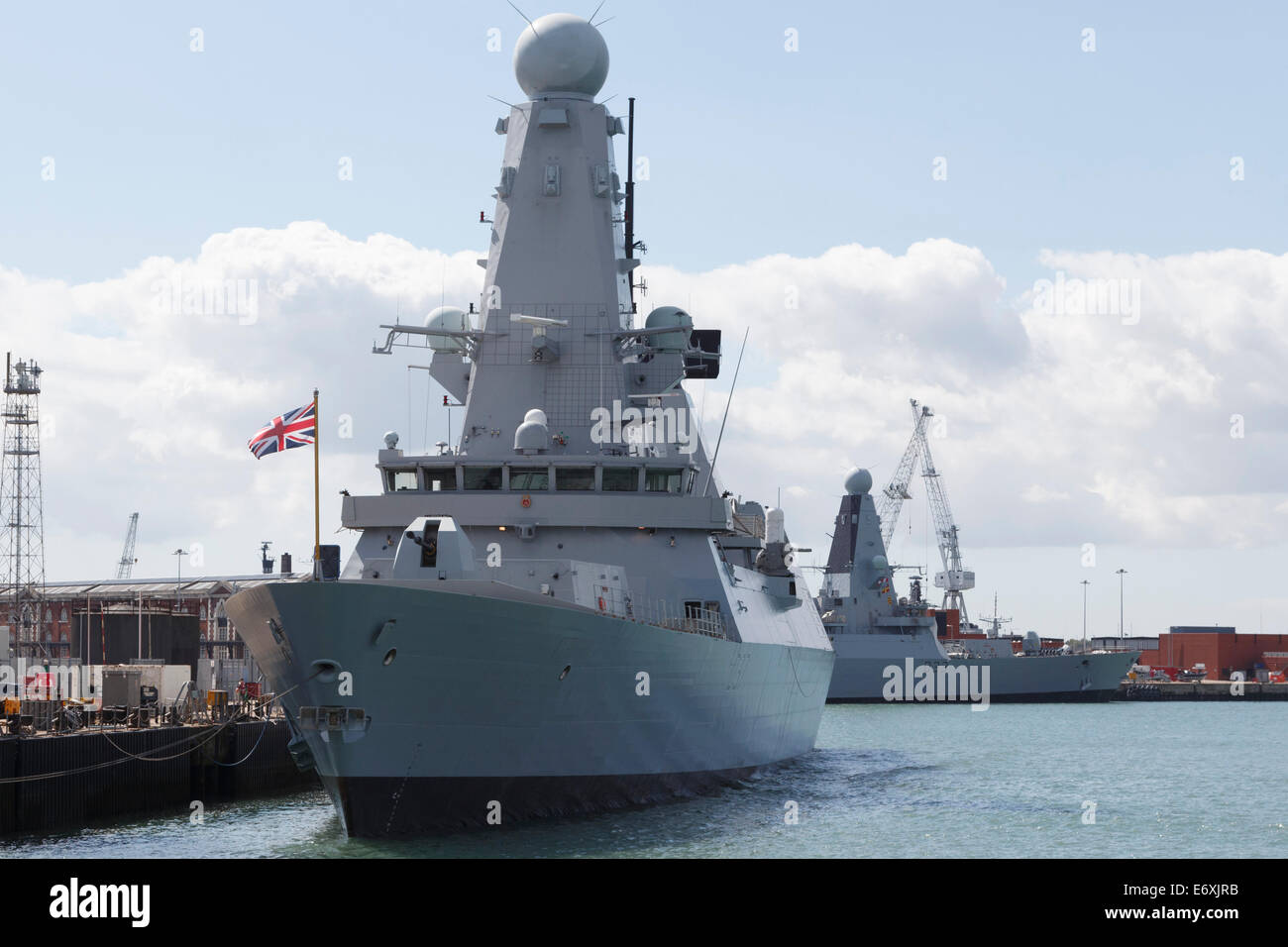 HMS Duncan D37 tipo 45 audace Cacciatorpediniere classe Portsmouth Regno unito Gb Foto Stock