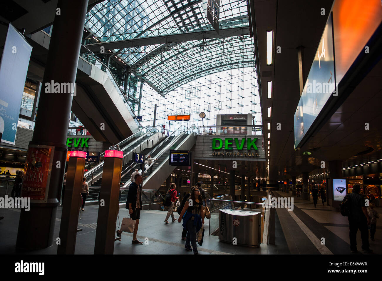 La germania,Deutschland,Berlino,Hauptstadt,città capitale, Hauptbahnhof, la stazione ferroviaria di,Lehrter Bahnhof, Foto Stock