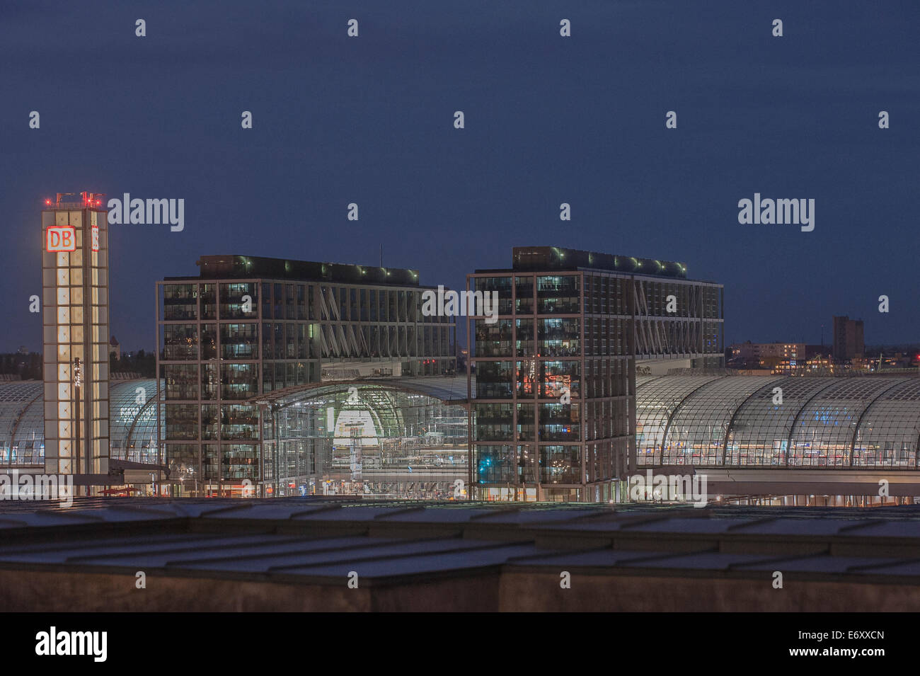 La germania,Deutschland,Berlino,Hauptstadt,città capitale, Hauptbahnhof, la stazione ferroviaria di,Lehrter Bahnhof, Foto Stock