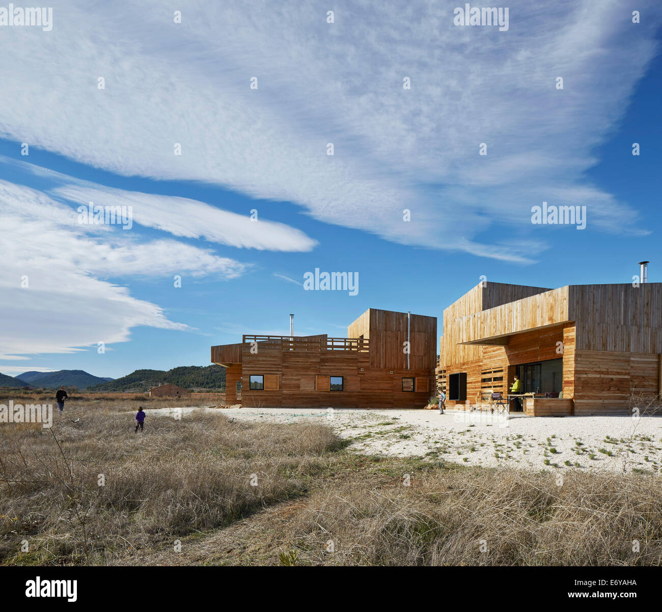 Casa per le tre sorelle, Bullas, Spagna. Architetto: Blancafort-Reus Arquitectura, 2011. Foto Stock