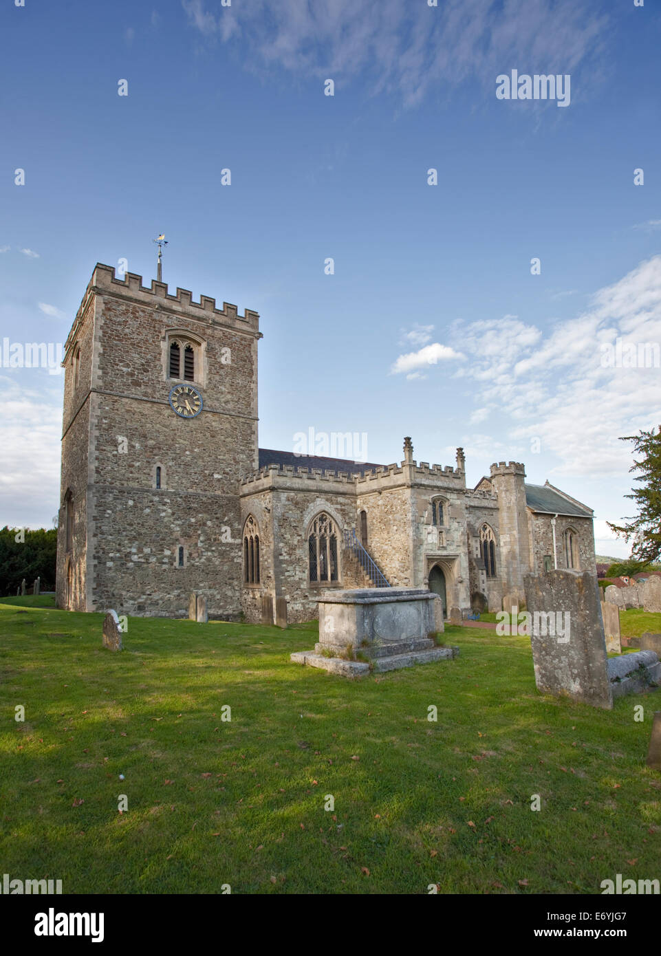 Santa Maria Vergine Chiesa, Bletchingly, West Sussex, in Inghilterra Foto Stock